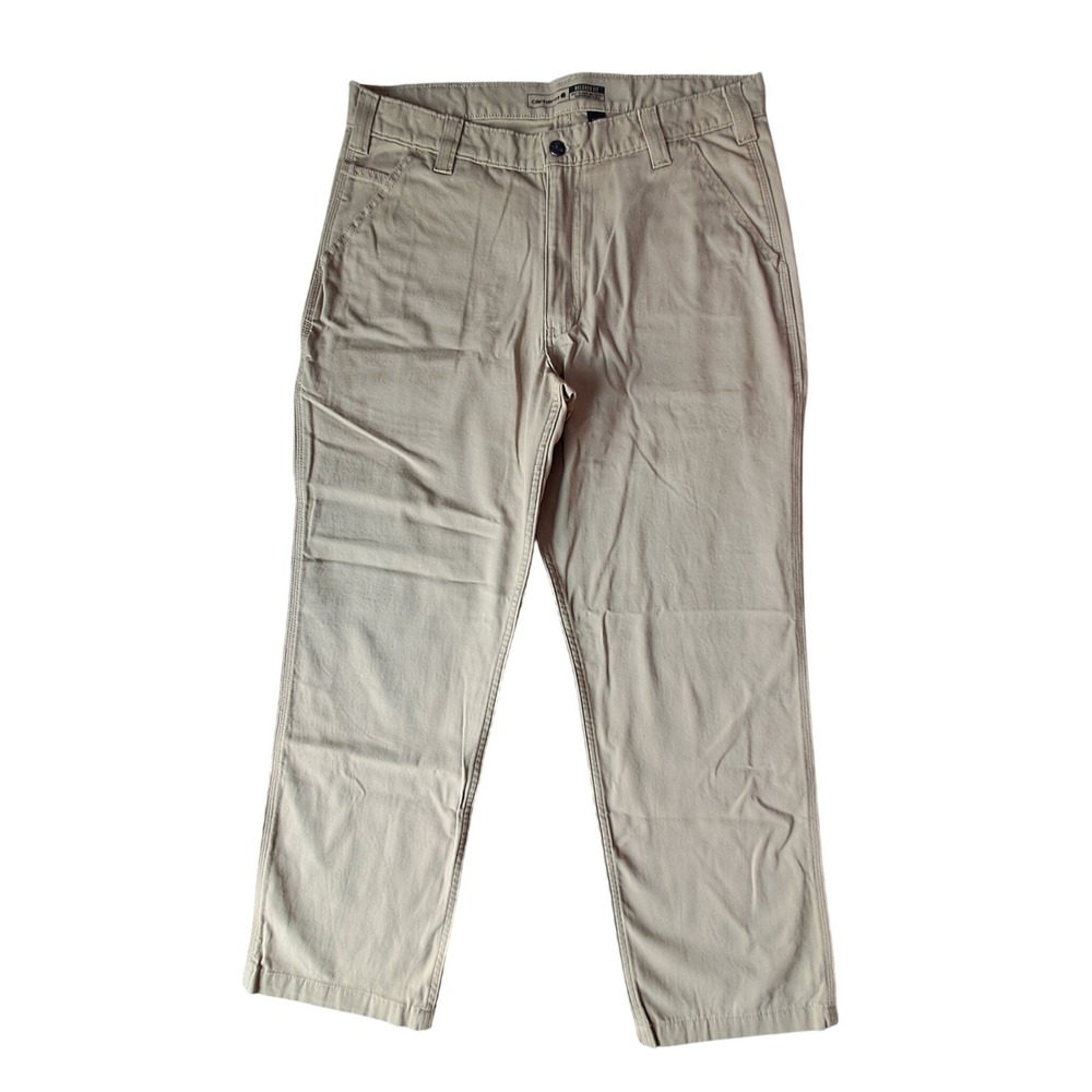 Carhartt NWOT Mens Rugged Flex‎ Relaxed Fit Canvas Work Pants Tan 36x30 BN2291-M